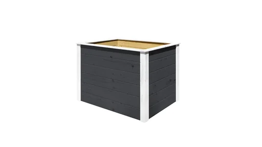 "Modular raised bed, wall thickness 21 mm, anthracite, 100 x 71 x 69 cm image"