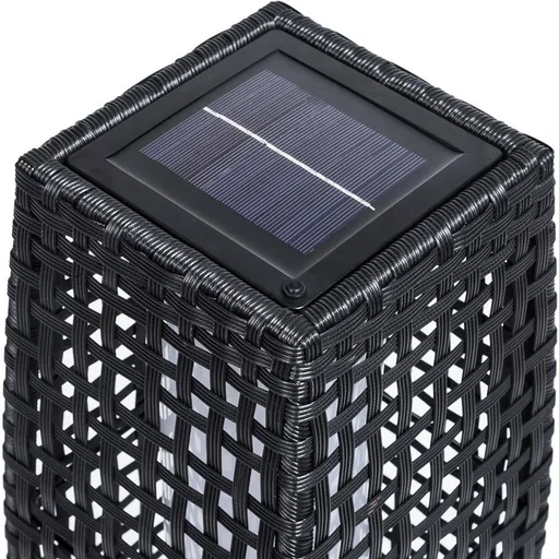 "Solar garden light Polyrotan 25 LED 80cm image"