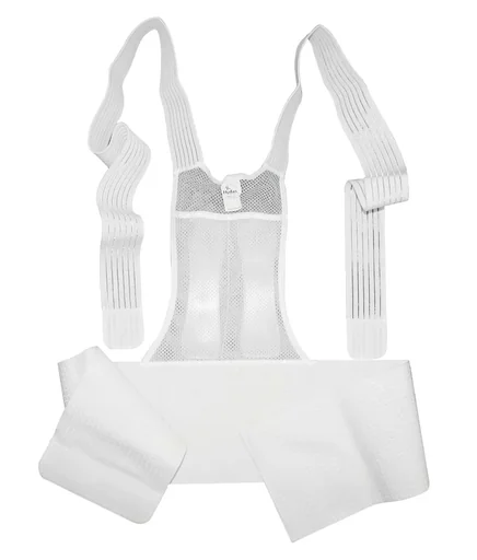 "Posture corrector with support belt image"