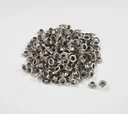 Eyelet assortment 9 x 5.0 x 5.5 mm, silver-colored