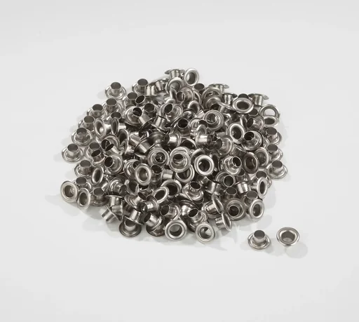 "Eyelet assortment 9 x 5.0 x 5.5 mm, silver-colored image"
