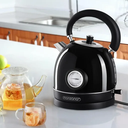 "Electric retro kettle 1.8 L / 2200 W - anthracite image"