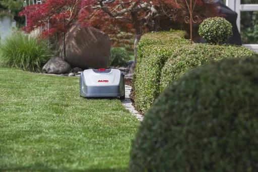 "Robotic lawnmower "Robolinho 500 W" - with Wi-Fi and Cloud Connect image"