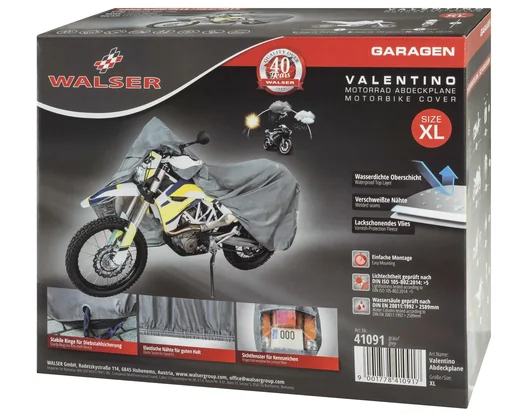 "Motorcycle garage Enduro - Size XL - 255 x 110 x 135 cm - PVC image"