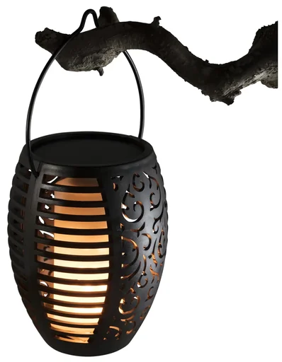 "3-in-1 solar light with flame imitations image"