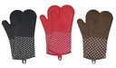 Oven gloves silicone red 1 pair