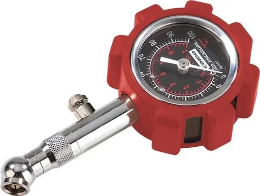 "Tire pressure gauge, analog image"