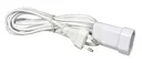 Extension cable with Euro plug and coupling - 5 meters