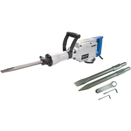 "Electric breaker hammer including flat chisel and pointed chisel image"