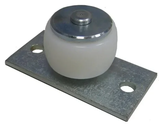 "Outside guide roller for sliding gates with plate image"