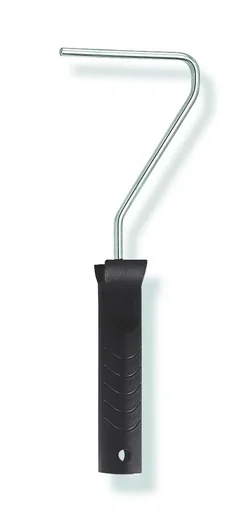 "25 cm long, 8 mm diameter, black handle image"