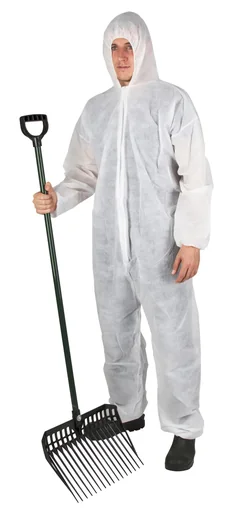 "Disposable overalls white, size XXL image"