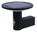 Solar LED wall light KARINA black, 3.3 watts, 210 lm, warm white