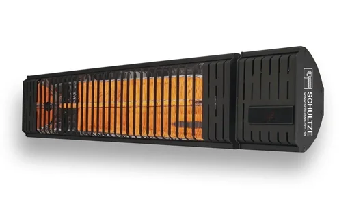 "IR Heater, Dimmable with Remote Control, 2500W 230V, IP54, Black image"