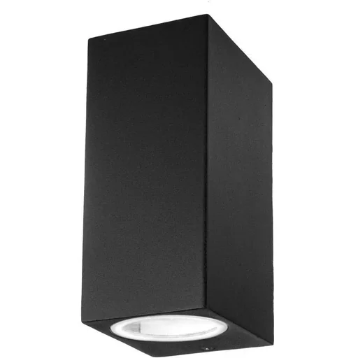 "VT-7652SQ Outdoor Wall Light Up/Down - GU10 - Black - IP44 image"