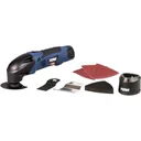 OTM1006 Cordless Multi-Tool Set - 12V/1.5Ah Li-Ion - Oscillating - With Accessories - Variable Speed ​​Control