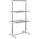 Clothes dryer clothes rack tower clothes rack with 2 levels
