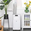 4-in-1 air conditioner with remote control white, grey