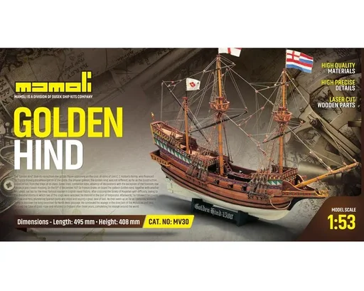 "Golden Hind kit, scale 1:53 image"