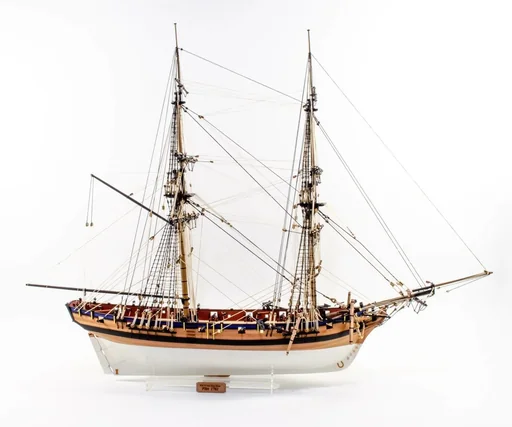 "HMS Flirt kit in 1:64 scale image"
