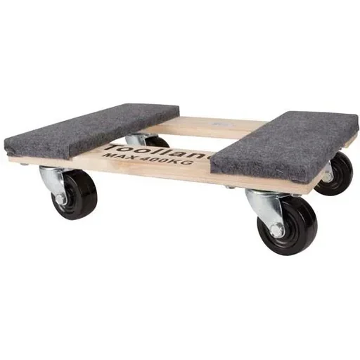 "Transport trolley - rectangular - 460 x 320 mm - max. load capacity 400 kg image"