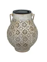 LED solar lantern made of metal