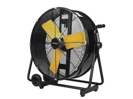 "Floor fan steel Ø 61 cm black/yellow image"