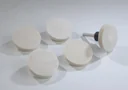 Felt polishing discs set 5 pcs., diameter 50 mm