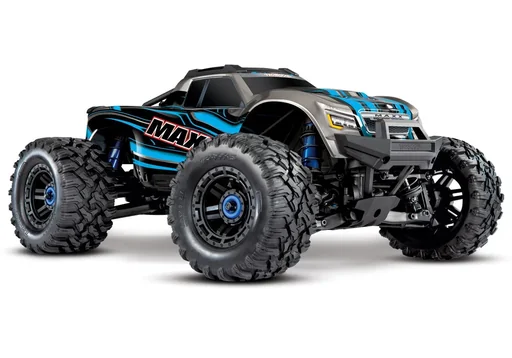 "MAXX 1:10 RTR TSM SR VXL-4S controller without battery/charger 1/10 Monster Truck Brushless blue image"