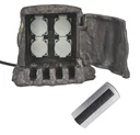 4-way remote control sockets tree stump