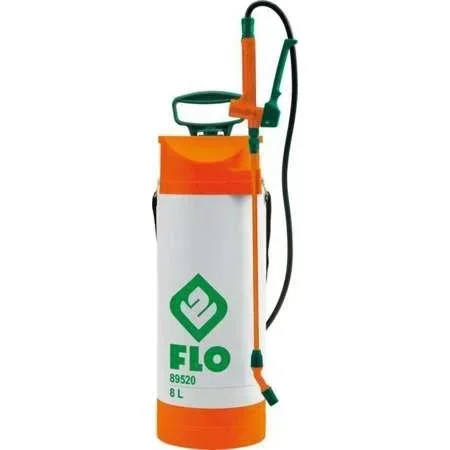 "Pressure sprayer 8L with carrying strap and pressure gauge image"
