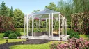 Greenhouse Minos ESG/HKP, color aluminum
