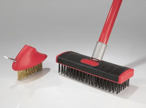 "3 in 1 Garden Weed Brush Set - Telescopic image"