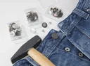 Jeans buttons, 24 pieces
