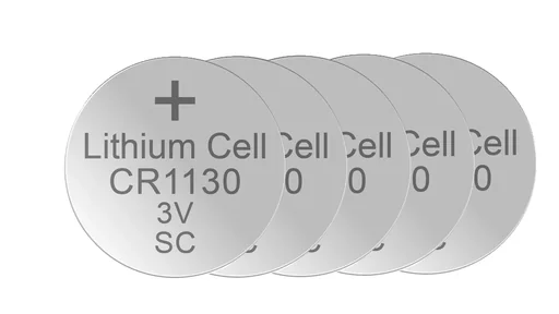 "Lithium button cell CR1130, 3 Volt - 5 pieces image"