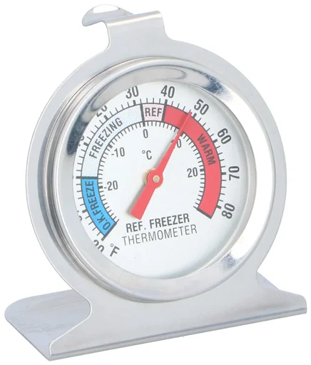 "Refrigerator and freezer thermometers image"
