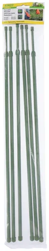 "Plastic plant stake, telescopic 50-80 cm, green, 6 pieces image"