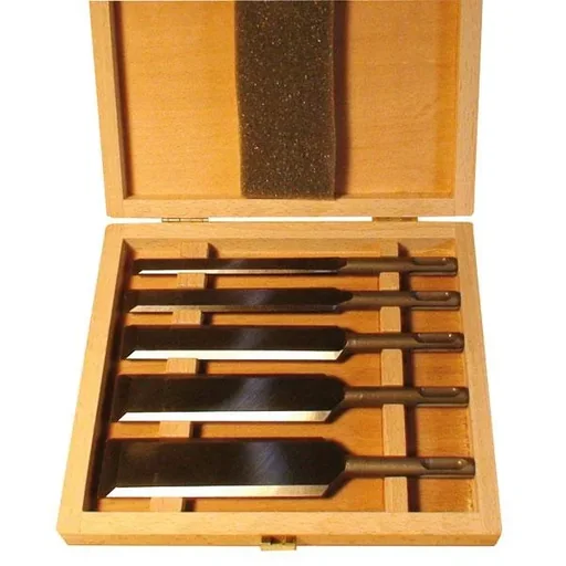 "5-piece chisel set with SDS-Plus chuck image"