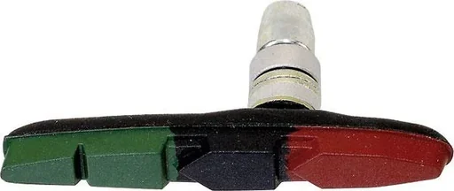 "Bicycle V-brake shoes, 3-colored, with bolt, thread + fastening image"