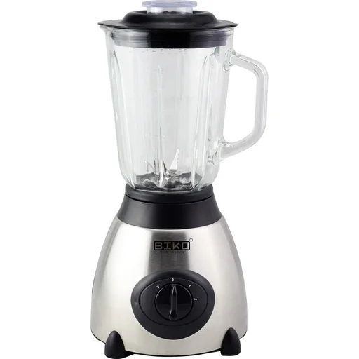 "Luxury blender - with glass container - 1.5L - 500W - stainless steel image"