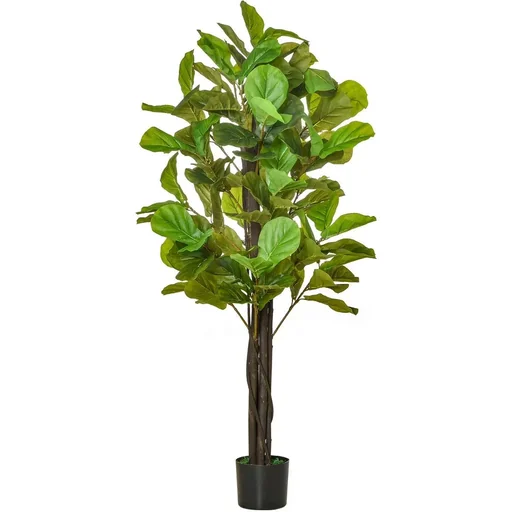 "artificial plants 155 cm artificial fig tree artificial plant houseplant decorative plant office plant plastic pot for image"