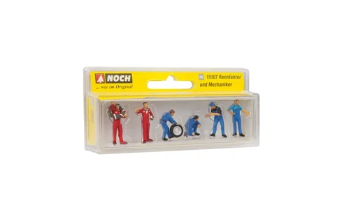 "Racing driver and mechanic, 6 figures image"