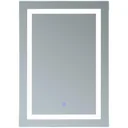 Wall mirror LED bathroom mirror light mirror 60 x 80 x 4cm