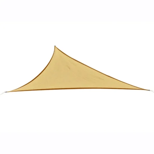 "Sun sail sun protection triangle sand 5x5x5 m HDPE - breathable image"