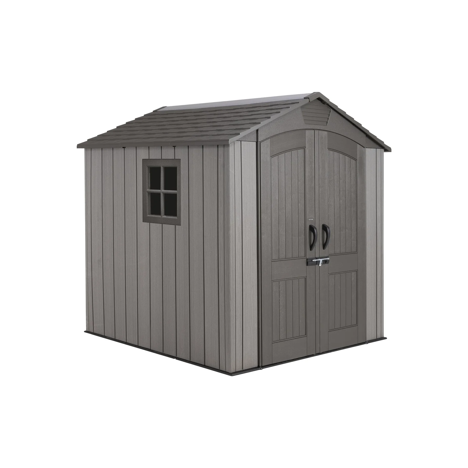 "Garden/tool ​​shed, tool shed "Stella", plastic, anthracite, 214 x 215 x 228 cm image"