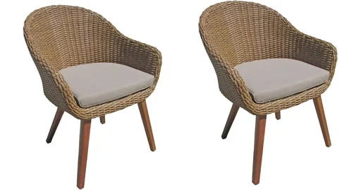 "2 x garden chairs "Carson" with cushion image"