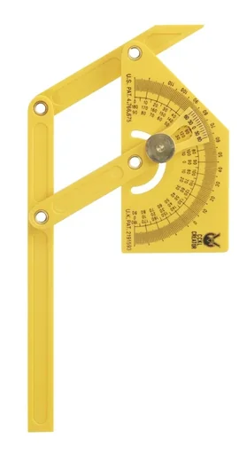 "Plastic angle measuring device image"