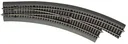 Curved switch right BWr5/6 for manual operation, with bedding