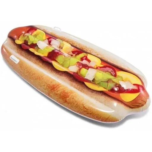 "Hotdog air mattress 180 x 89 cm image"
