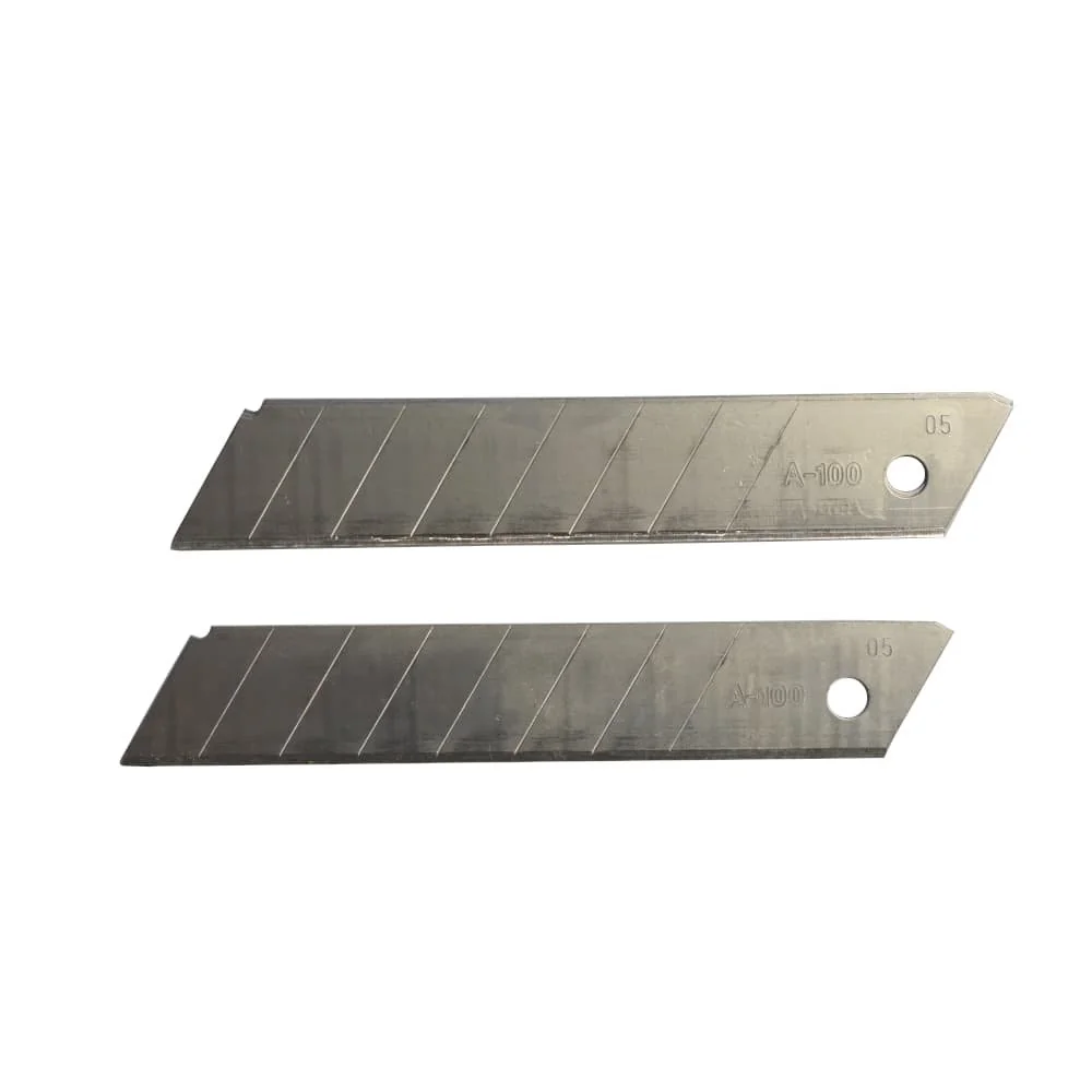 "18mm Utility Knife Blades - 10-Piece Snap-Off Razor Blade Refills image"